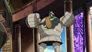 Shiny Golurk as it appears in the anime (Image via The Pokemon Company)